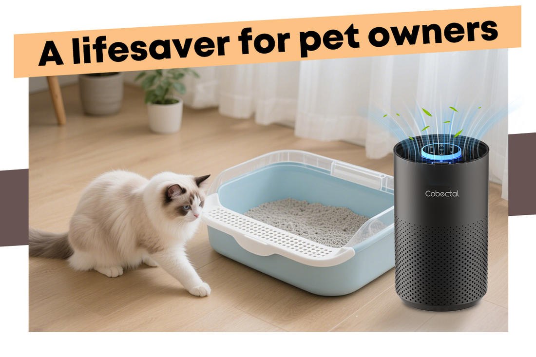 Cobectal ZQA-4000C Air purifier: A lifesaver for pet owners, tackles pet - related odors and particles.