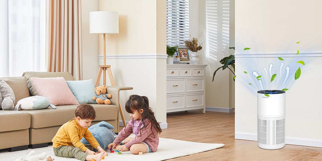 Create a fresh, safe home for kids to play! Our air purifier circulates clean air, ensuring a healthy living space.