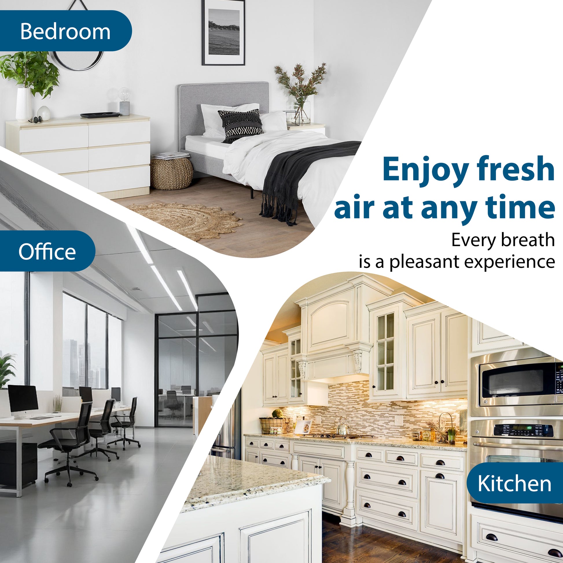 Cobectal ZQA-4000B H14 Air Purifier for bedroom, office, kitchen: Enjoy fresh air anytime—every breath is a pleasant experience in any space.