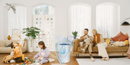 Cobectal Air purifier with child - lock: Safely purifies air for family - friendly, healthy home environment.