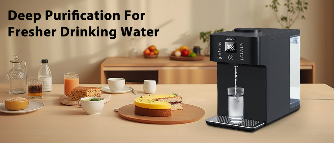 Cobectal water purifier: Deep purification for fresher drinking water, perfect for daily use.