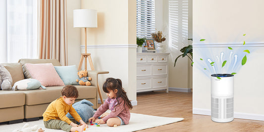Create a fresh, safe home for kids to play! Our air purifier circulates clean air, ensuring a healthy living space. 