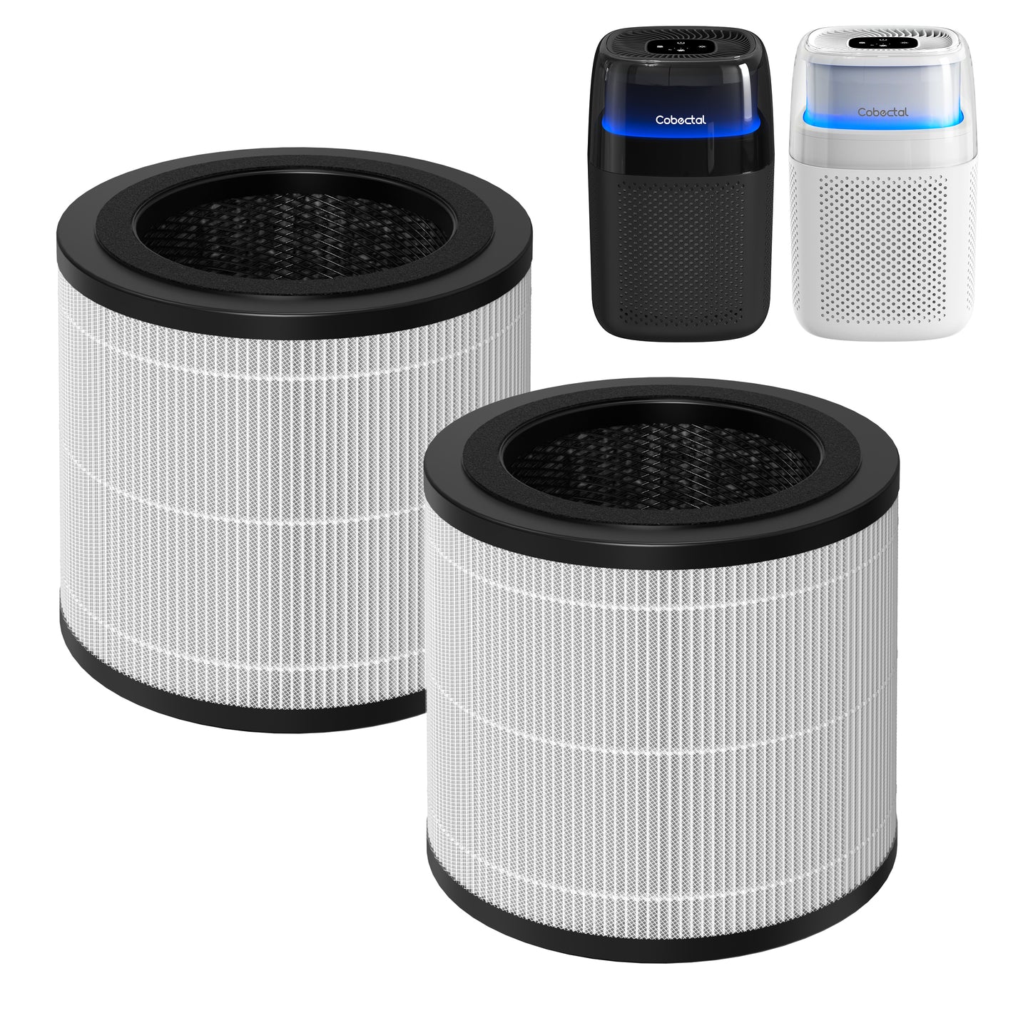 Cobectal® H14 True HEPA Replacement Filter for ZQA-5000A  Air Purifier,3-in-1,Fit Pet, Home and Office