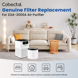 Cobectal® Air Purifier Filters For ZQA-2000 Series and ZQA-3000 Series Air Purifier| HEPA, Smoke, Odors, Pollen