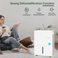 Cobectal® 1500 Sq. Ft Energy Star Smart Dehumidifier, Quiet for Crawl Space & Home