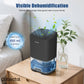 35oz Small Dehumidifier, Quiet Portable with Auto Shut OFF, Black