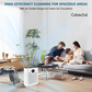 Cobectal®ZQA8000A Air Purifier for Large Rooms, HEPA Cleaner for Pets, Odor, Dust，White