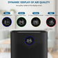 Cobectal®ZQA-8000A Air Purifier with Smart WiFi 1800 sq.ft Coverage, 24dB Quiet for Pets and Dust,Black