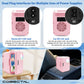 Cobectal Skincare Fridge, Mini Beauty Fridge with LED Mirror, 4L Portable Small Refrigerator for Bedroom, Car, Office & Dorm, Cooler & Warmer (Pink)