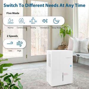Cobectal® 3500 Sq. Ft Home Smart Dehumidifier for Basement, Bedroom Remove Mold