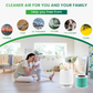 Cobectal® 3000A Air Purifier Filter Replacement, Whole House, HEPA & Carbon