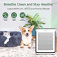 Cobectal® Air Purifier for Home & Pets | H13 HEPA Filter, WiFi, 1800 ft² Coverage 5000A