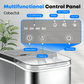 Cobectal Ice Makers Machine Countertop with Handle,Self-Cleaning Portable Ice Maker