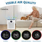 Cobectal® ZQA-8000A Air Purifier for Home Bedroom-mart WiFi Control, HEPA Filter and Sleep Mode,White