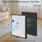 Cobectal® ZQA-8000A Air Purifier for Home Bedroom-mart WiFi Control, HEPA Filter and Sleep Mode,White