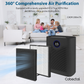 Cobectal® H14 HEPA ZQA-8000A,Whole-House Air Purification to Keep Air Clean，Black