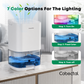 Small Dehumidifier for Home, 35OZ, 7-Color LED Lighting, Quiet with Auto Shut Off, White