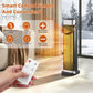 Cobectal 1500W PTC Ceramic Space Heater with Remote Control, Quiet Electric Heater for Indoor Use, 12-Hour Timer & Adjustable Thermostat