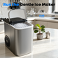 Cobectal Ice Makers Machine Countertop with Handle,Self-Cleaning Portable Ice Maker