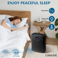 Cobectal®ZQA-8000A Air Purifier with Smart WiFi 1800 sq.ft Coverage, 24dB Quiet for Pets and Dust,Black