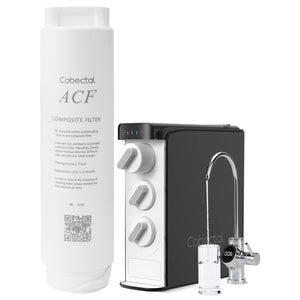 Cabectal ACF Composite Filter: Intercepts rust, sediment, suspended solids & more. With 0.1μm filtering accuracy, ensures clean, safe drinking water. 