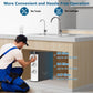 Water purifier with RO (up to 24 months) & ACF (up to 12 months) filters: Enables more convenient, hassle - free operation—no tools needed, no leakage.