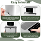 Cobectal HY4866 Air Purifier Filter Replacement, Easy 4-Step Installation Guide: Unplug, Open Cover, Install Filter, Reset Indicator, Compatible with HY4866 Air Purifiers for Homes with Pets