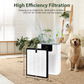 Cobectal HY4866 Air Purifier Filter Replacement, High Efficiency H13 HEPA Filter, Fits COBECTAL, MOR-ENTO HY4866 & YIOU M1 Air Purifiers, Dimensions 11.2 x 10.0 x 1.2 Inches, Captures Pet Dander and Allergens
