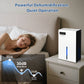 Cobectal ZQB201A Dehumidifier, Powerful Dehumidification with Quiet Operation, Sleep Mode at 30dB, Ultra-Quiet 20dB Breath Sound, Ideal for Bedroom Use