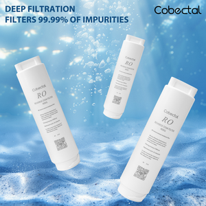 Cobectal Reverse Osmosis filters: Deep filtration, removes 99.99% impurities for pure water.