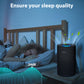 Cobectal ZQA-4000B H14 Air Purifier: Operates at 24dB for quiet purification, ensuring your sleep quality with fresh air.