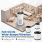 Cobectal ZQA-6000A  Air purifier with full - circle wide - scope filtration: Offers 360° coverage for consistent freshness, covers up to 1650ft² with CADR 105m³/h.