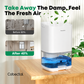 Cobectal 35OZ Dehumidifier, Take Away The Damp, Feel The Fresh Air, Reduces Humidity From 80% RH to 40% RH, Effectively Removes Excess Moisture for Comfortable Indoor Air
