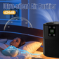 Cobectal Ultra - silent Air Purifier, operates at ≤24dB. Features timer (2 - 12H), quieter than whisper. Shown in bedroom for peaceful sleep. Ideal for quiet, clean air.