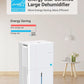 3500 Sq. Ft Energy Star Dehumidifier for Basement Home with 1.7 Gal Water Tank, Cobectal 1500 Sq.ft Dehumidifier for Large Room Bedroom Bathroom,Smart Humidity Control & Display,24H Timer, 4 Modes