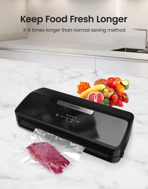 Cobectal Vacuum Food Vacuum Sealer with Sealer Bags and Built-in Bag Cutter