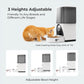 Cobectal Timed Automatic Cat Food Dispenser 4L Programmable Control with Stainless Steel Bowl