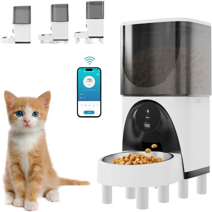 Cobectal® Automatic Cat Feeders Dog Feeders with APP, Timed Pet Food Dispenser for Cats & Dogs